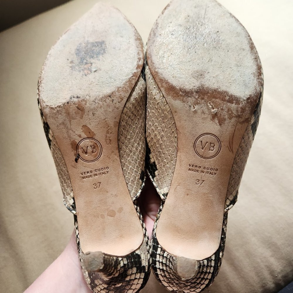 Veronica Beard Pearla Python Mule - image 8